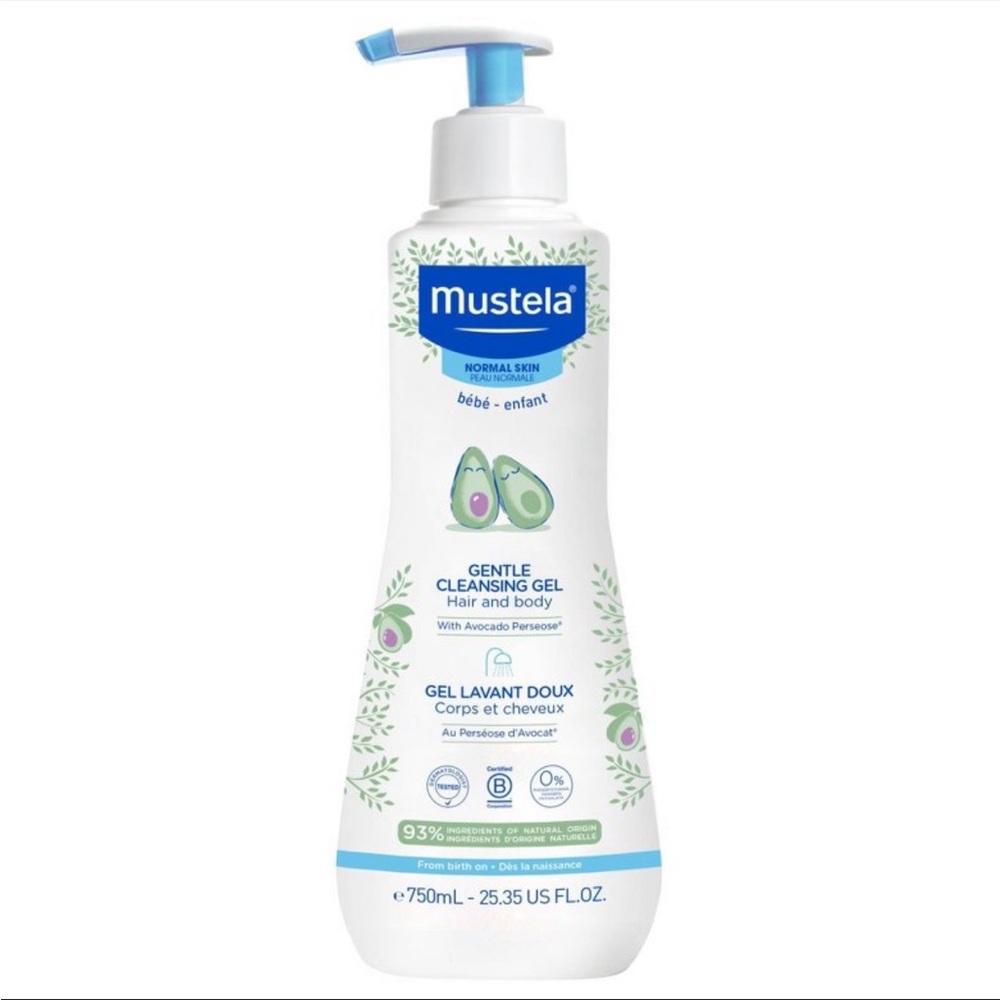 Mustela Gentle Cleansing Gel 750ml 25.35 fl oz